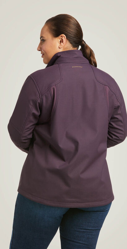 Rebar Stretch Canvas Softshell Jacket Back Plus